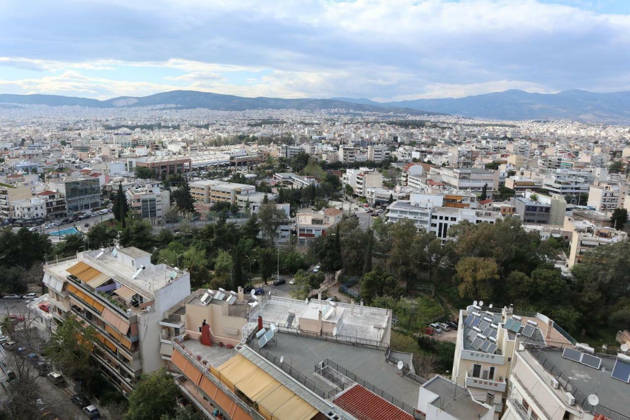 Great City View At A Safe Neighborhood Near Metro 雅典 外观 照片